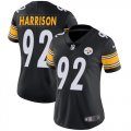 Women Pittsburgh Steelers 92# James Harrison Nike black Color Rush Limited Jersey