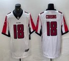 Nike Atlanta Falcons #18 Kirk Cousins white Color Rush Limited Jersey-BD