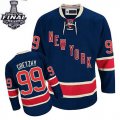 2014 stanley cup Rangers 99 GRETZKY Dark blue jersey