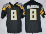 Oregon Duck Marcus Mariota 8 Mach Speed Limited College Football Jerseys - Black