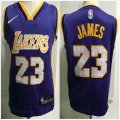 Nike Los Angeles Lakers #23 LeBron James purple NBA Toddler jerseys-OD