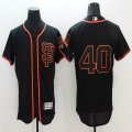 2016 San Francisco Giants 40 Madison Bumgarner green Flexbase Authentic Collection Jersey