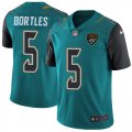 Jacksonville Jaguars Blake Bortles #5 Green nike Color Rush Limited Jersey