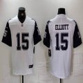 Nike Dallas Cowboys #15 Elliott white blue Color Rush Limited Jersey