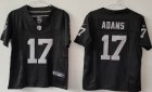 Youth Las Vegas Raiders 17# Davante Adams black Nike Vapor F.U.S.E. Limited Jersey