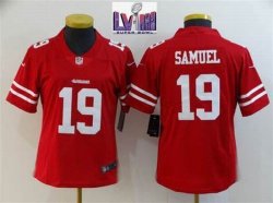 Nike 49ers #19 Deebo Samuel red Youth Color Rush Limited Jersey