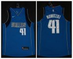 Dallas Mavericks 41# Dirk Nowitzki blue nike nba jerseys