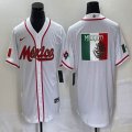 2023 World Cup Mexico blank white majestic baseball jerseys 38