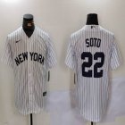 Nike New York Yankees #22 Juan Soto white MLB baseball Jersey-BD