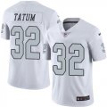 Oakland Raiders #32 Tatum Nike White Color Rush Limited Jersey