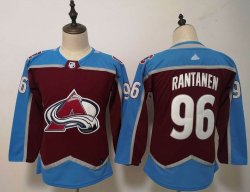 Women Adidas Colorado Avalanche #96 Mikko Rantanen red hockey jersey