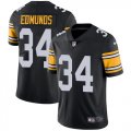 Nike Pittsburgh Steelers #34 Terrell Edmunds black Color Rush Limited Jersey