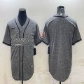 Nike Cincinnati Bengals blank Hemp grey baseball jerseys Joint name-BD