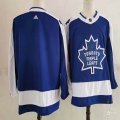 Adidas Toronto Maple Leafs blank blue hockey jersey-PD