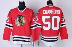 Reebok Chicago Blackhawks CRAWFORD 50 red new Jersey