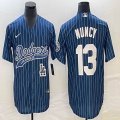 Nike Los Angeles Dodgers #13 Max Muncy blue majestic baseball Jerseys Joint name -BD 03