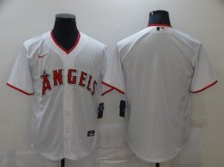 Nike Los Angeles Angels blank white majestic baseball jersey-BD