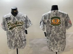 Green Bay Packers Nike Arctic Camo 2024 Salute to Service Limited Jersey 01