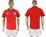 2018 World Cup Egypt team red soccer jersey home