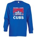 Youth Chicago Cubs Soft as a Grape Royal 2016 National League Champions Long Sleeve T-Shirt