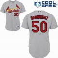 St.Louis Cardinals WAINWRIGHT 50 gray MLB Jerseys