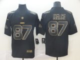 Nike Kansas City Chiefs Travis Kelce #87 black gold Color Rush Limited Jerseys