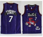 Youth NBA Toronto Raptors 7 Kyle Lowry purple Swingman Jersey