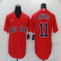 Nike Boston Red Sox #11 Rafael Devers red majestic baseball jerseys-BD