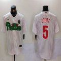 Nike Philadelphia Phillies #5 Bryson Stott white majestic baseball jerseys