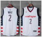 Washington Wizards John Wall white nba basketball Jersey