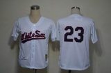 Chicago White Sox TEAHEN 23 white mlb jerseys