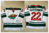 Minnesota Wild 22 Cal Clutterbuck NHL white Jerseys