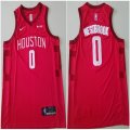 Nike Houston Rockets #0 Russell Westbrook red Basketball jersey-XD