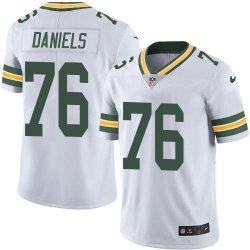 Green Bay Packers #76 Mike Daniels Nike white Color Rush Limited Jersey