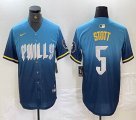 Nike Philadelphia Phillies #5 Bryson Stott skyblue majestic baseball jersey city version-BD 01