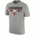 Cleveland Browns Nike Sideline Legend Staff Performance T-Shirt - Charcoal