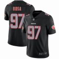 49ers #97 Nick Bosa nike black Color Rush Limited Jersey-BD 001