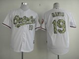 Baltimore Orioles 19 Davis mlb camo white Jersey