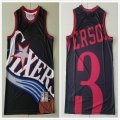 Philadelphia 76ers 3# Allen Iverson fashion black NBA Jerseys-TY