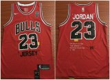 Nike Chicago Bulls #23 Michael Jordan red 85th basketball jersey