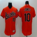 2016 Baltimore Orioles #10 Adam Jones orange Flexbase Authentic Collection Jersey