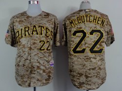 Pittsburgh Pirates #22 Andrew McCutchen camo MLB baseball Jerseys