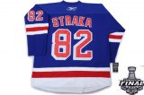 2014 stanley cup Rangers #82 Straka Blue Jersey