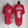 2015 Washington Nationals #6 Anthony Rendon red baseball jerseys