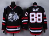 Chicago Blackhawks #88 Patrick Kane black ice hockey jersey