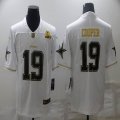 Nike Cowboys #19 Amari Cooper throwback white Color Rush Limited Jersey -BD