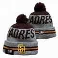 2024 San Diego Padres gray brown MLB Cuffed Knit Hats