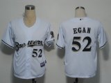 MLB Jerseys Milwaukee Brewers 52 Egan White