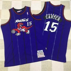 Toronto Raptors #15 Vince Carter Purple 1998-99 throwback NBA Jersey