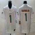 Nike Miami Dolphins Tua Tagovailoa white Nike Scarlet Vapor F.U.S.E. Limited Jersey-BD 03